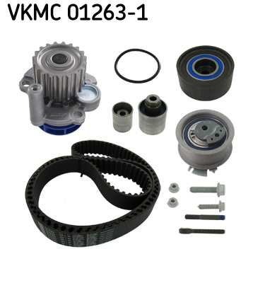 SKF VKMC 01263-1 Pompa acqua + Kit cinghie dentate